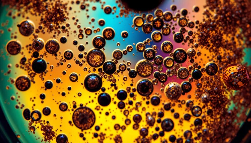 análise de contaminação por partículas