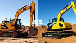 Leia mais sobre o artigo Caterpillar 320 GC vs New Holland E215C-EVO: Comparação