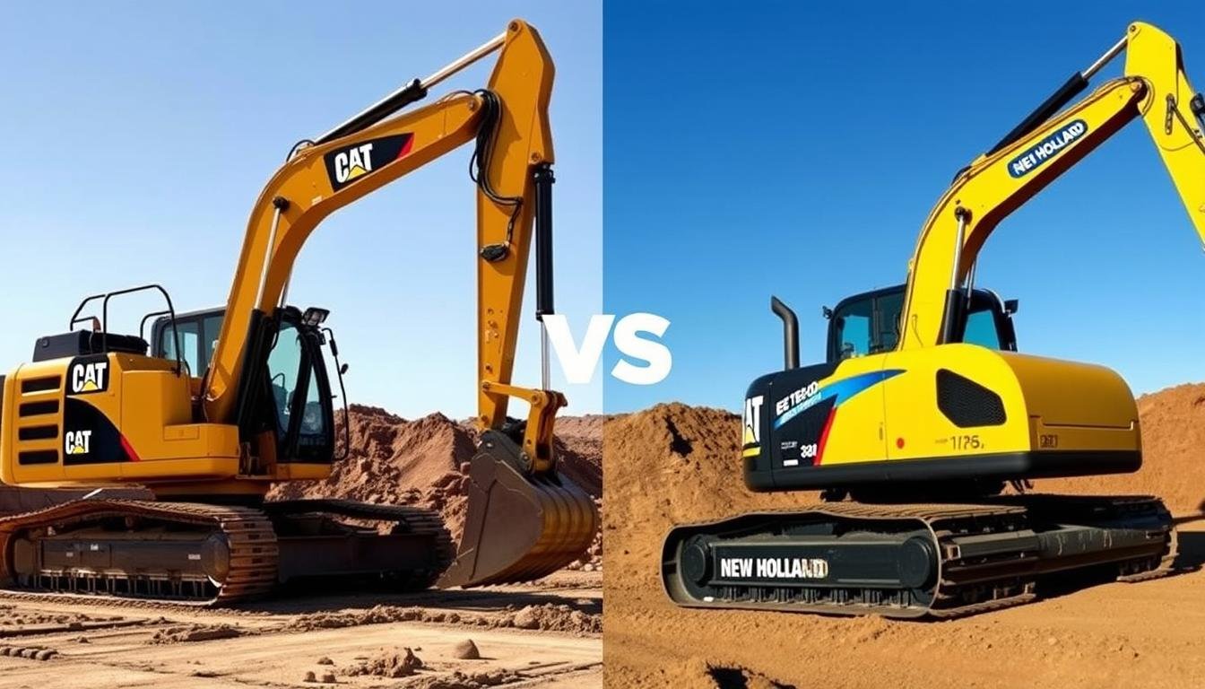 Leia mais sobre o artigo Caterpillar 320 GC vs New Holland E215C-EVO: Comparação