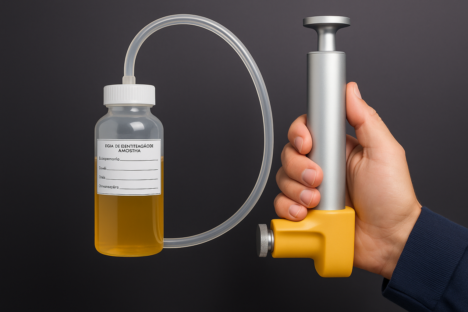 Bomba de vácuo para amostragem